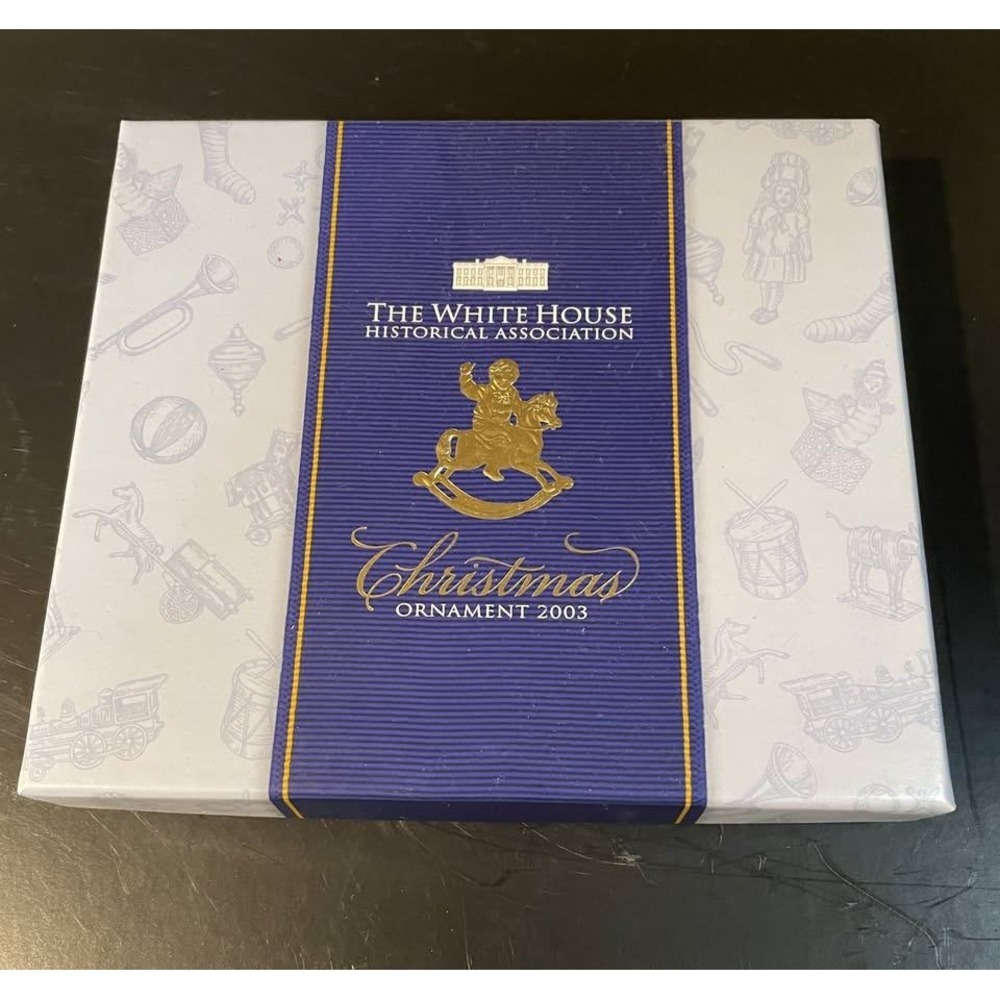 White House Historical Association 2003 Christmas Ornament w/ Box & Insert - Picture 3 of 6